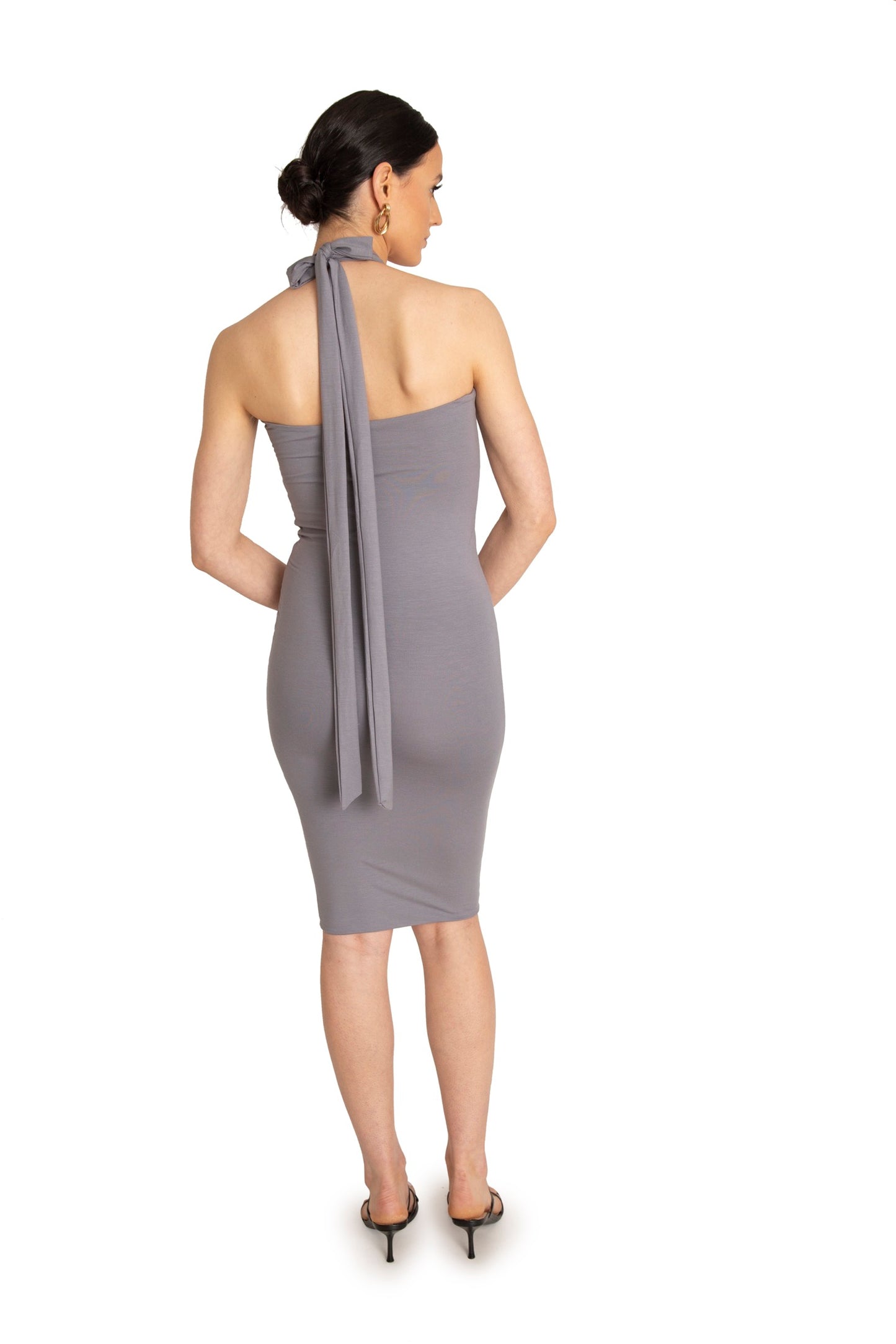 THE COCO MULTI WAY DRESS (GREY)