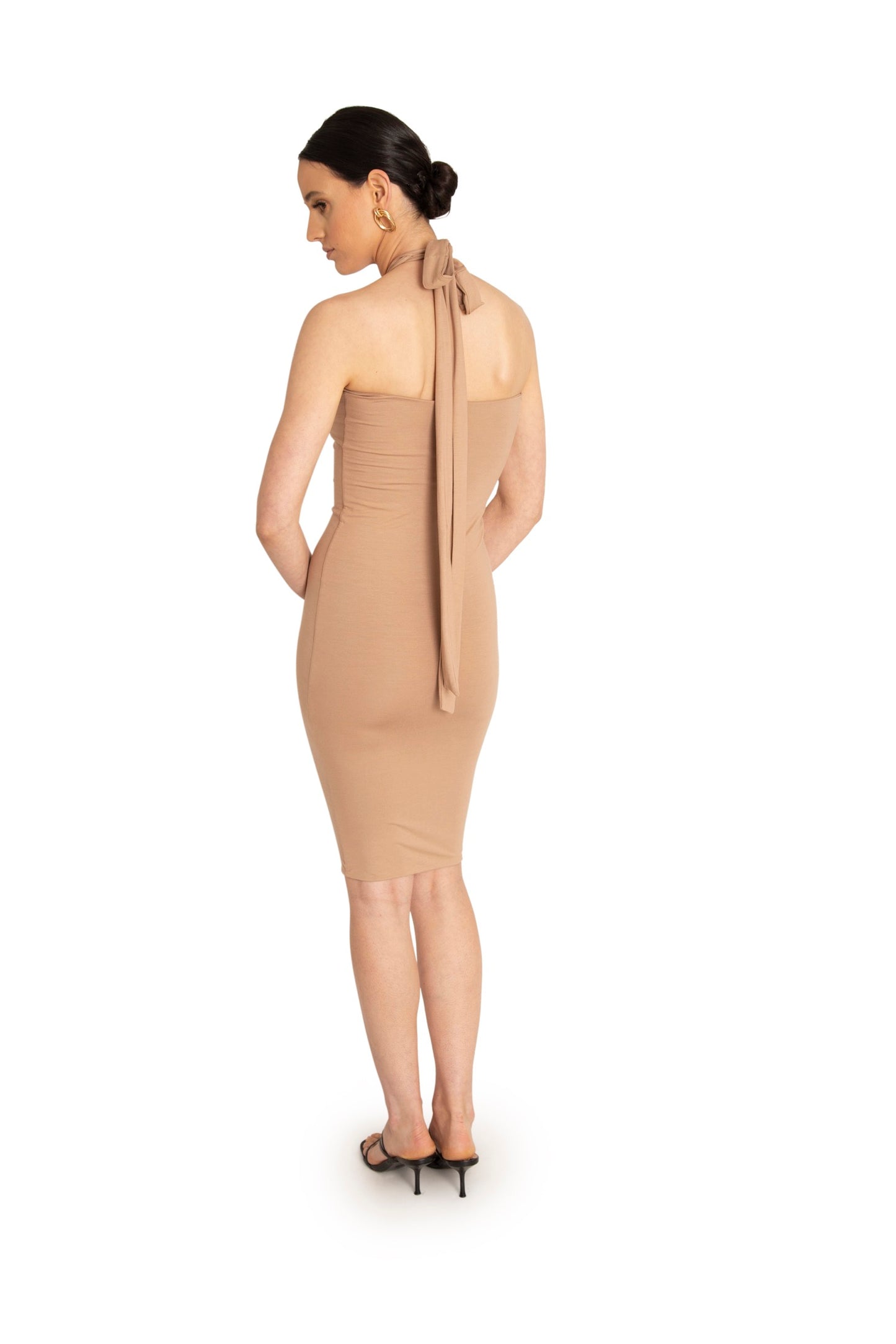 THE COCO MULTI WAY DRESS (CAMEL)