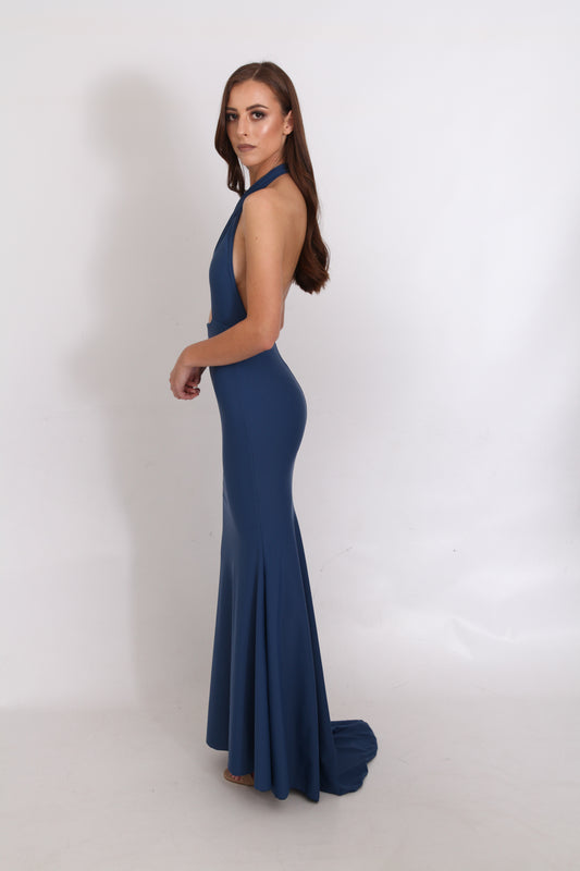 The Angie Gown (Navy)