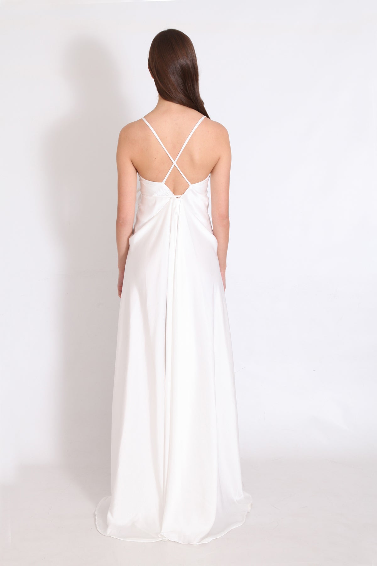 The Gloria Gown - (Lurex White)