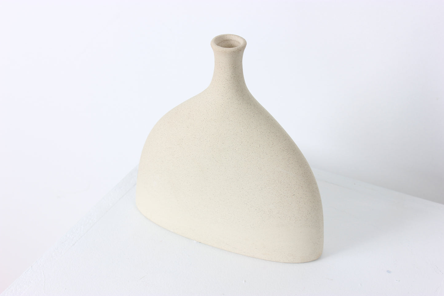 The Island Half Moon Vase - Sandstone
