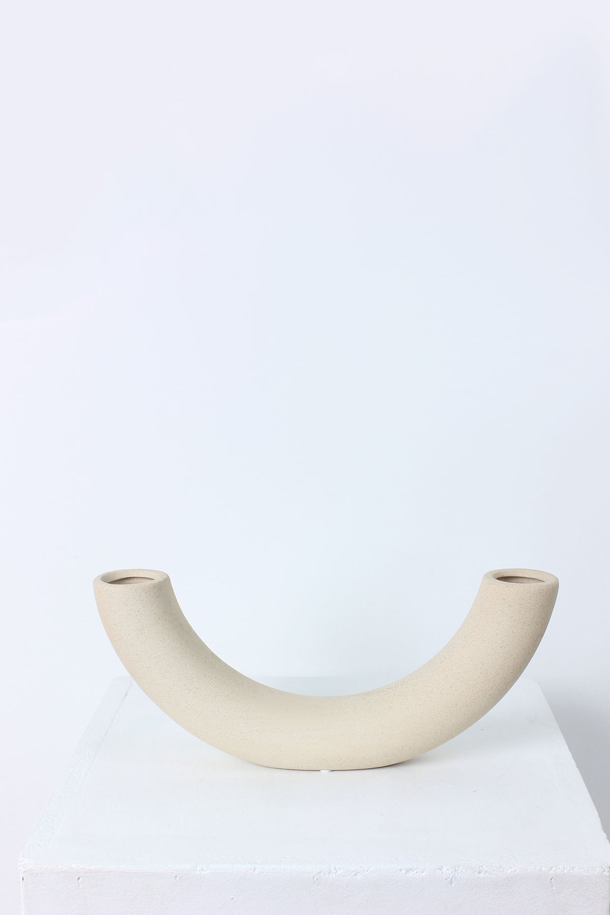 The Island U Shape Vase - Sandstone