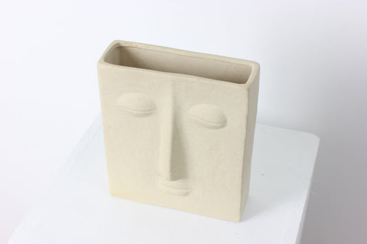 The Moda Tall Rectangle Vase - Sandstone