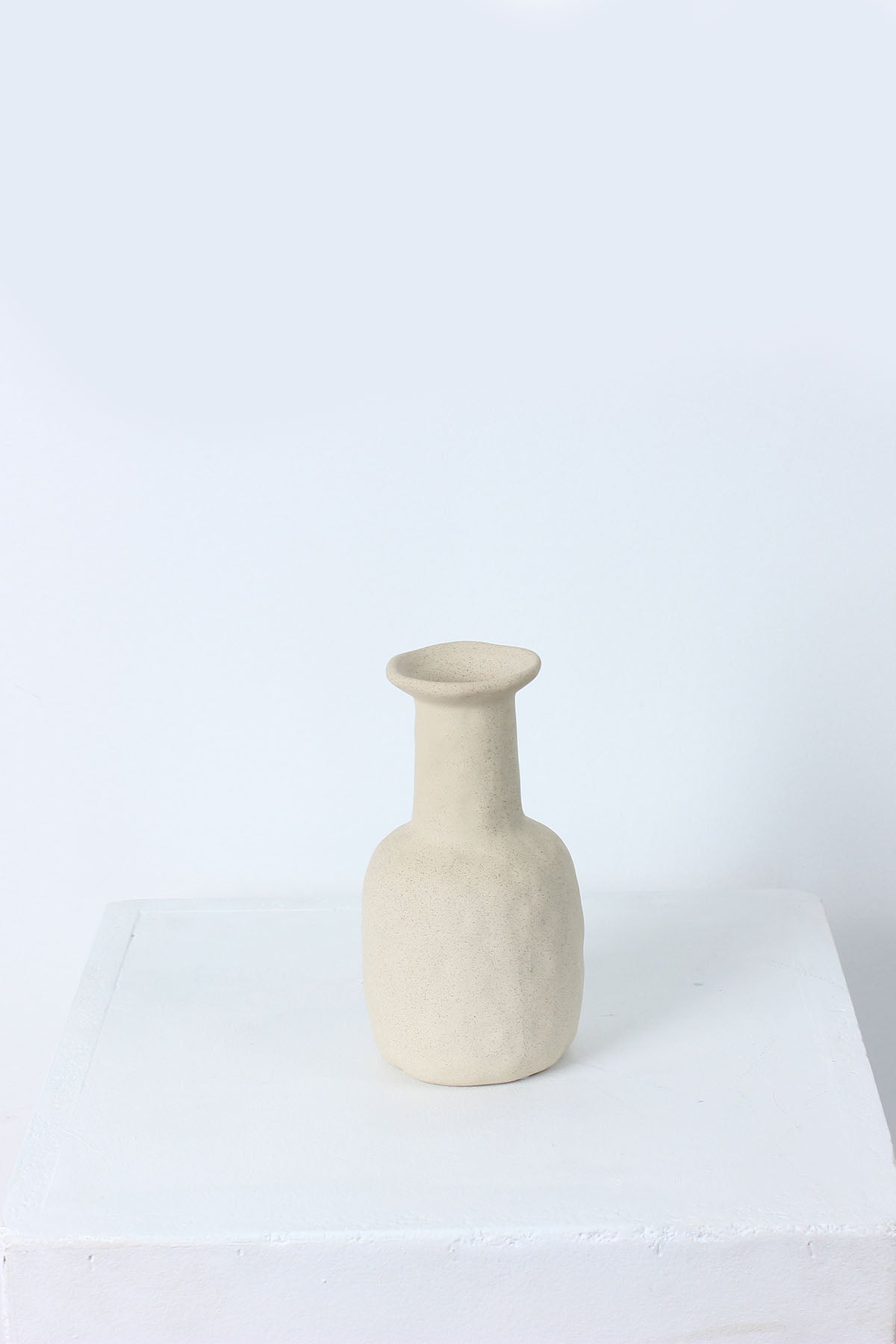 The Island Long Neck Vase - Sandstone