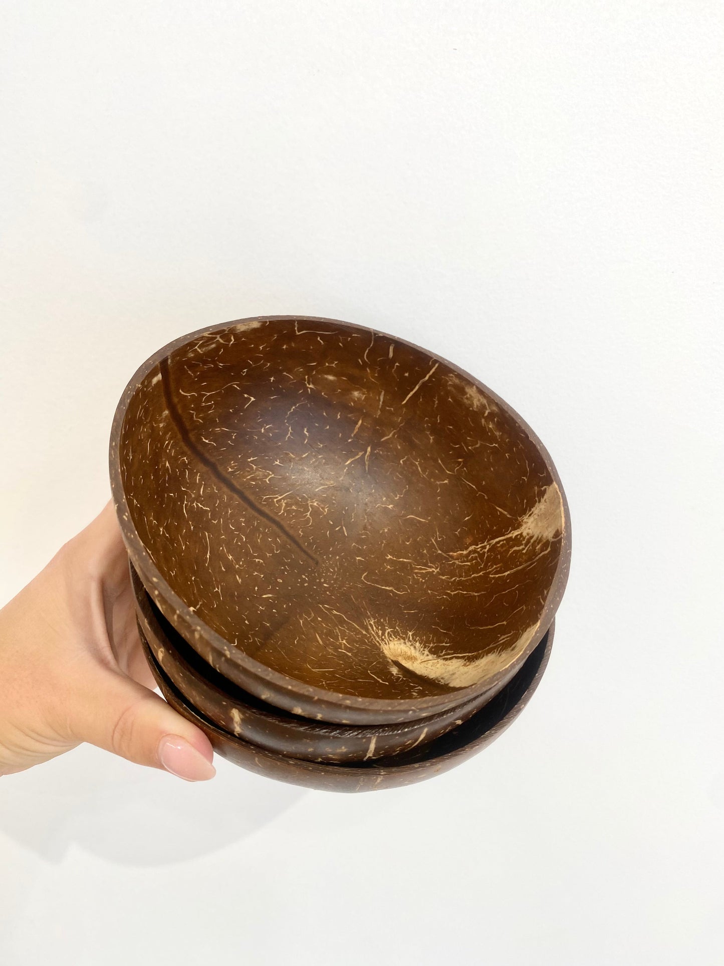 Coconut Bowls 6 piece set - Natural