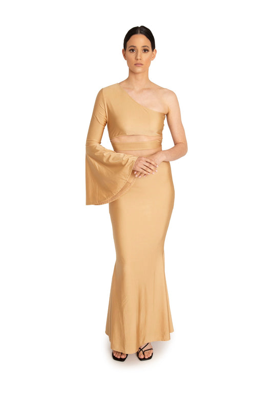THE ZEEDA 2 PIECE SET (SHINNY GOLD)