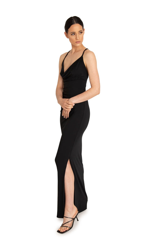 THE MORA GOWN (BLACK)