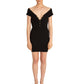 THE LINDSEY RIBBED MINI DRESS (BLACK)