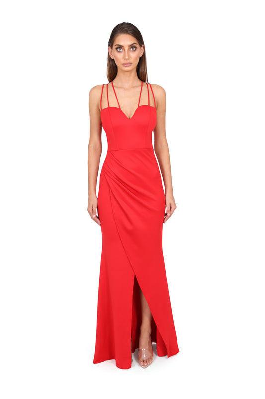 THE OLIVIA GOWN (RED)
