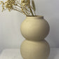 The Island Double Bubble Vase - Sandstone