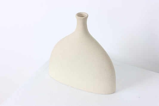 The Island Half Moon Vase - Sandstone
