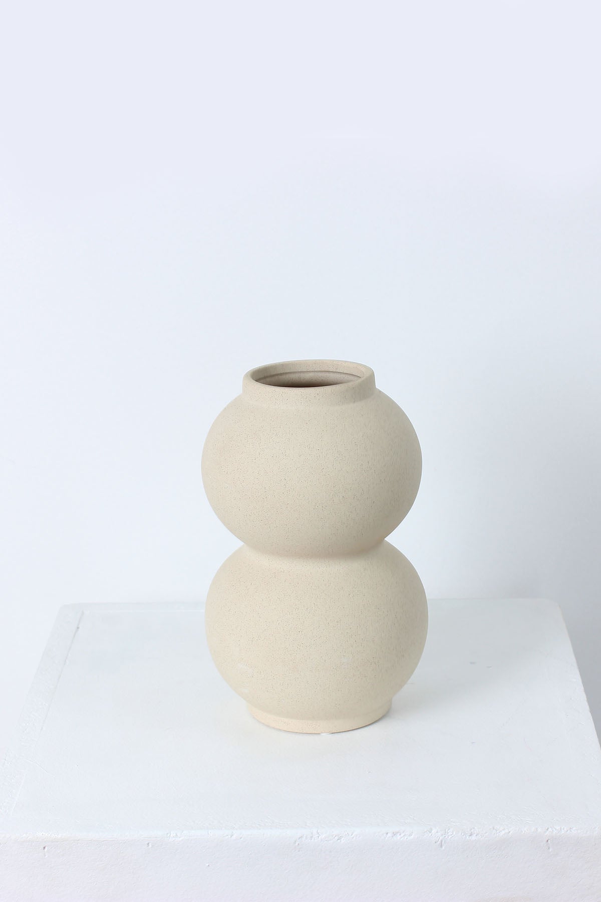 The Island Double Bubble Vase - Sandstone