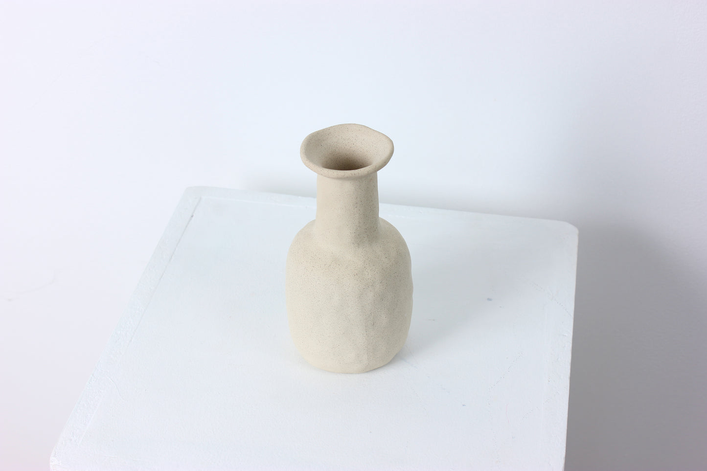 The Island Long Neck Vase - Sandstone