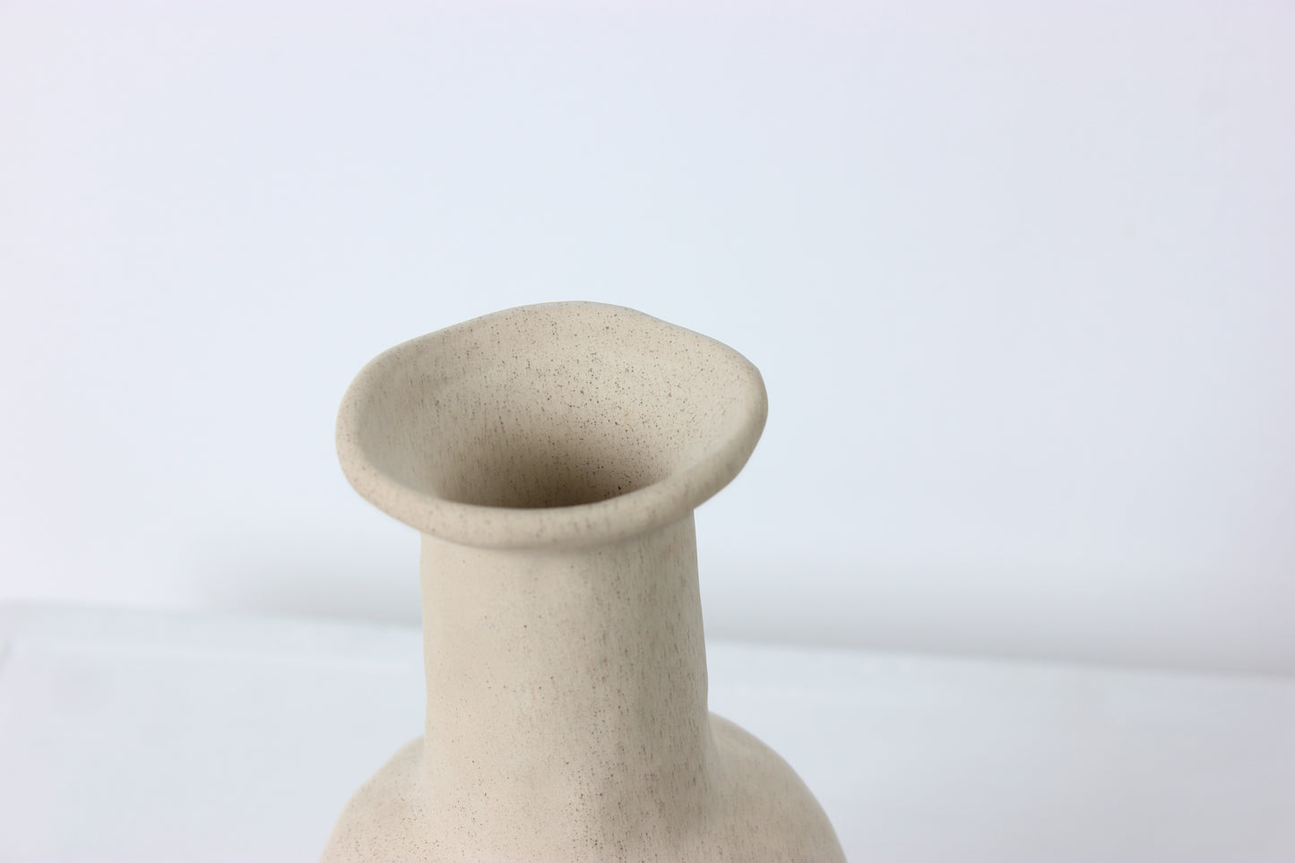 The Island Long Neck Vase - Sandstone